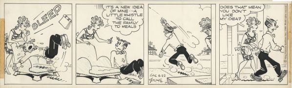 Blondie, strip du 22.06.1968