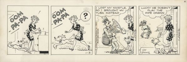 Blondie, strip du 03.11.1967