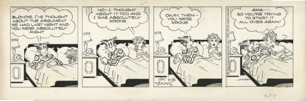 Blondie, strip du 15.11.1969