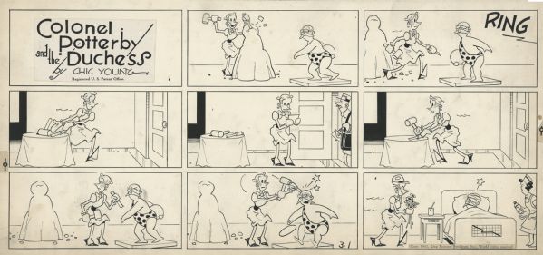 Colonel Potterby and the Duchess, Strip du 01 mars 1942