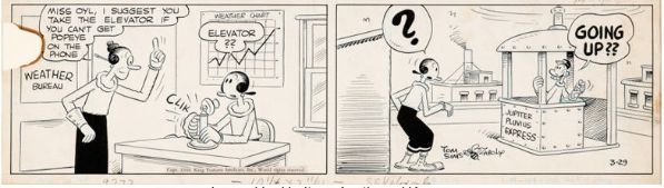 Thimble Theatre Starring Popeye du 29 Mars 1948