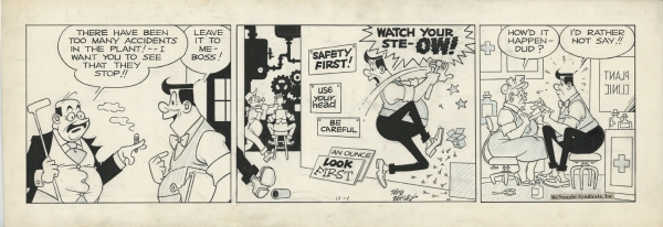 Dud Dudley, strip du 1er novembre 19XX